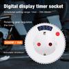 AC230V EU Plug Countdown Timer Socket 12/24Hours Timer Switch Charging Plug Timing Control Outlet for Household Lighting