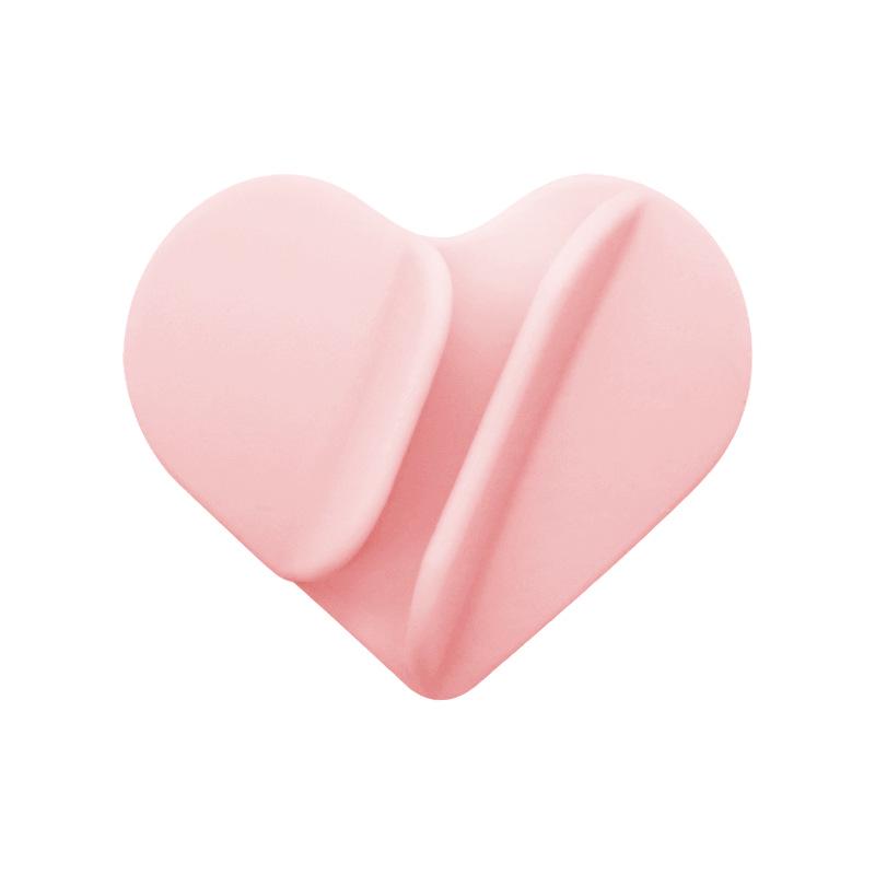 Heart-Shaped Silicone Lipstick & Phone Holder - Trendy and Versatile