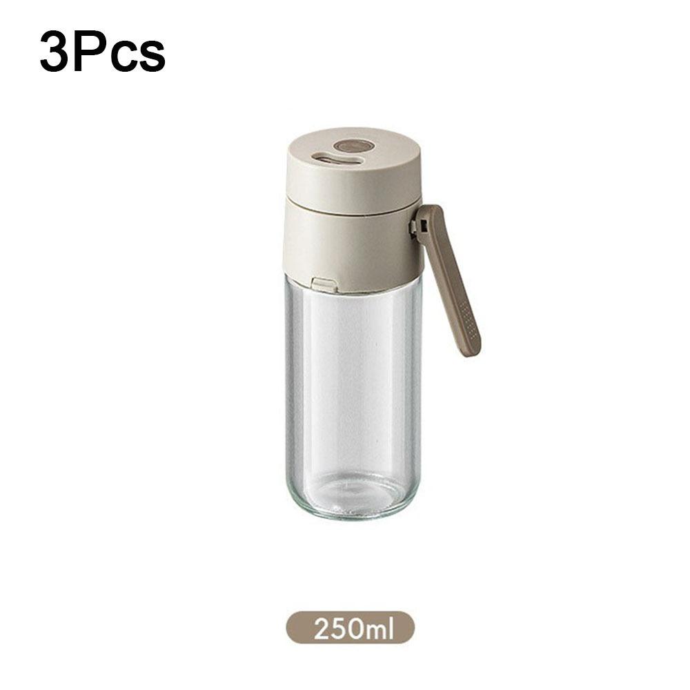 3Pcs Push Type Quantitative Sprinkler 180/250ml Spice Bottle Seasoning Container  Restaurants