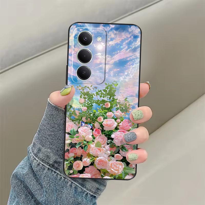 For Redmi 15 Case 2025 Cute Flowers Coque Soft Liquid Silicone Back Cover For Redmi 15 Phone Cases Redmi15 5G 4G Fundas Shells