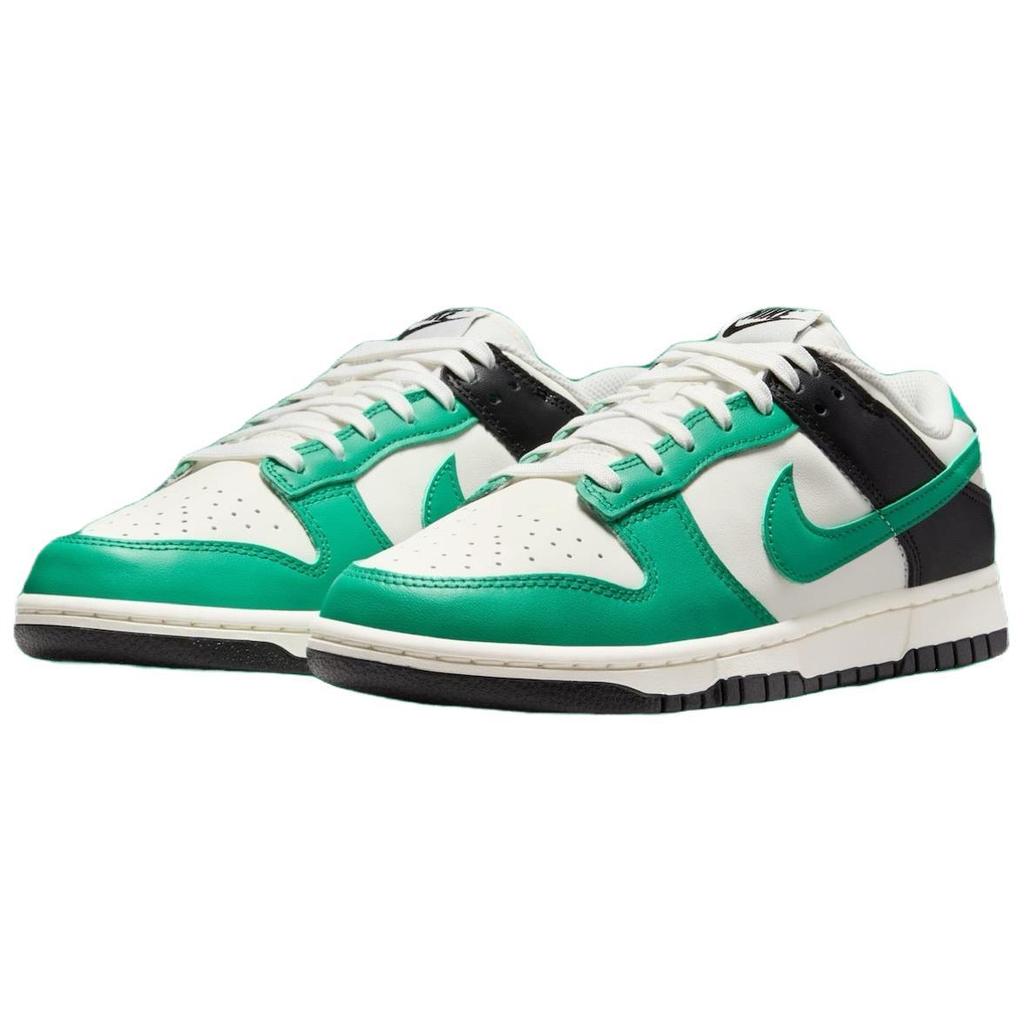 Nike Womens Dunk Low 'Celtics' (women's sizes) Sail / Stadium Green / Black Skateboard Shoes IB4363 133