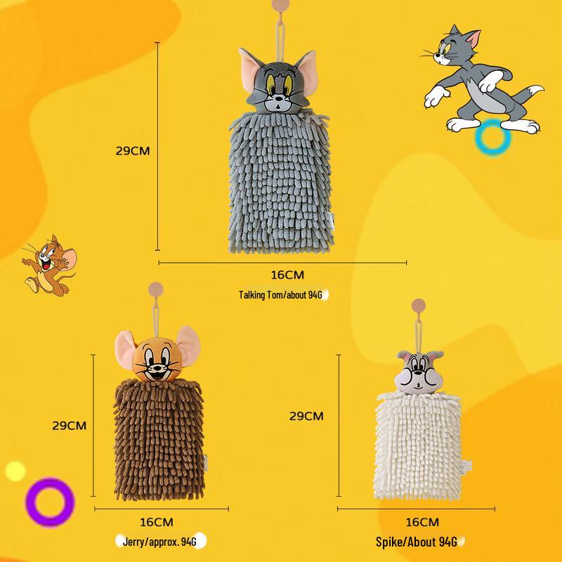 BILOV Cartoon Chenille Absorbent Hand Towel