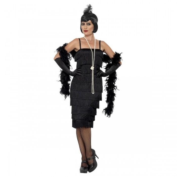 Smiffys Womens/Ladies Flapper Costume