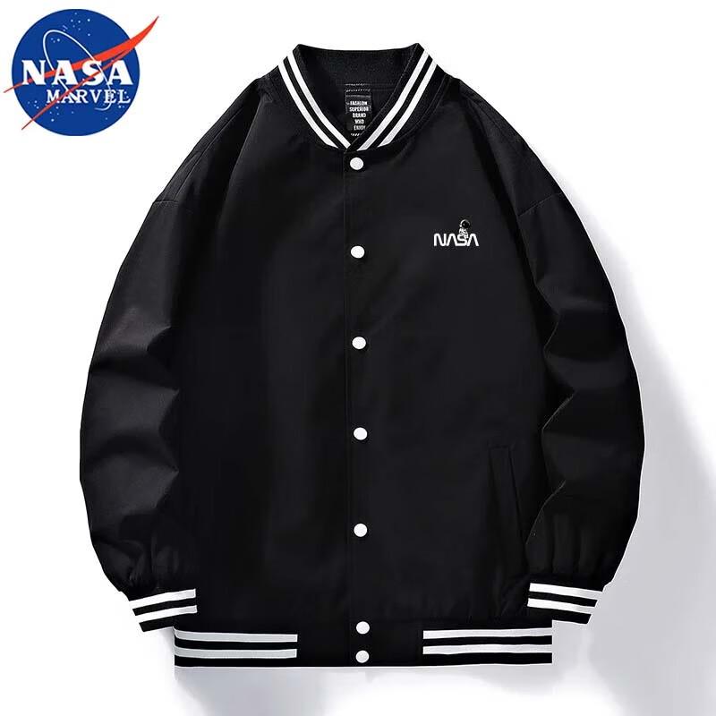 NASA MARVEL Men's Loose Fit Baseball Jacket