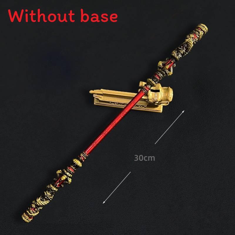 Exquisite 30cm Black Myth Wukong Spiel Actionfigur mit luxuriöser Goldfarbe