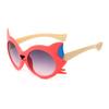 New Cute Cartoon Cat Anti UV400 Sun Glasses Kids Dresses Ornament For Girls