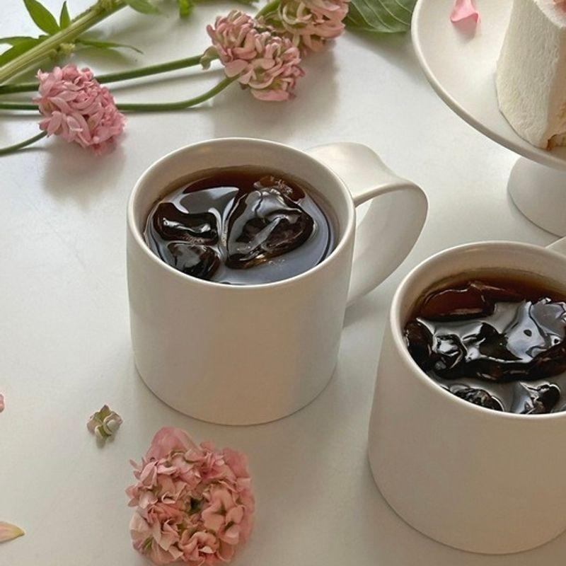 Elegant Table [Gift Set] Zen Matte Mug 1p Gift Set 2 Color Matte Premium Cup Friend Gift