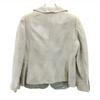Giorgio Armani Made In Italy Linen Blend Tailored Jacket 44 Gray Women Used