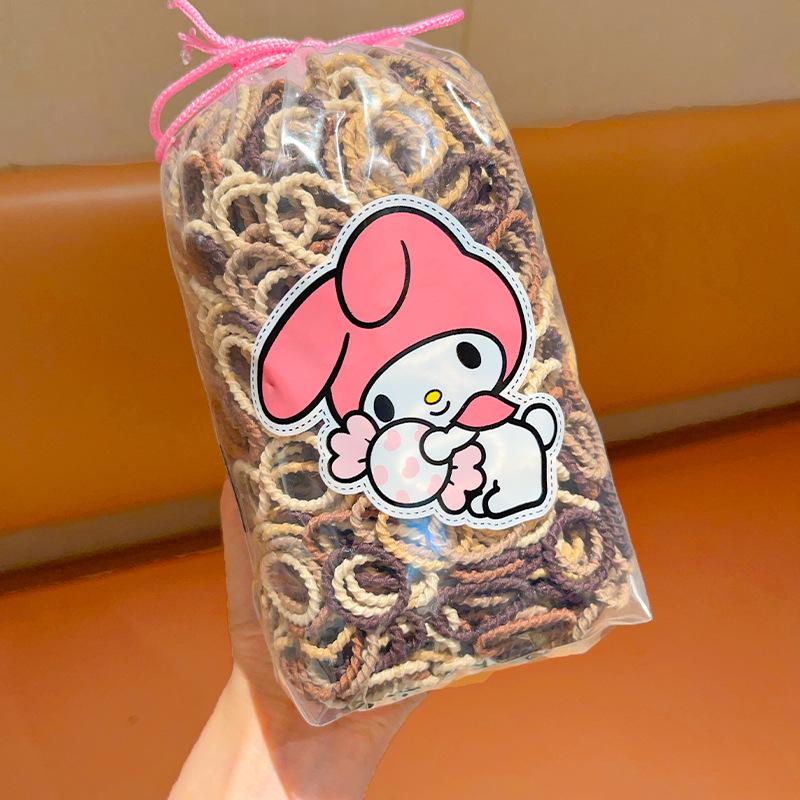 No-Damage Elastic Hair Ties for Girls - High Elasticity Accessories