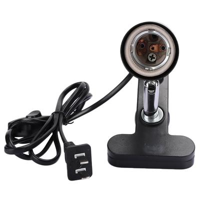 360 Degree Rotation Short Tube Reptile Light Support Heating Lamp Bracket Stand CN220V
