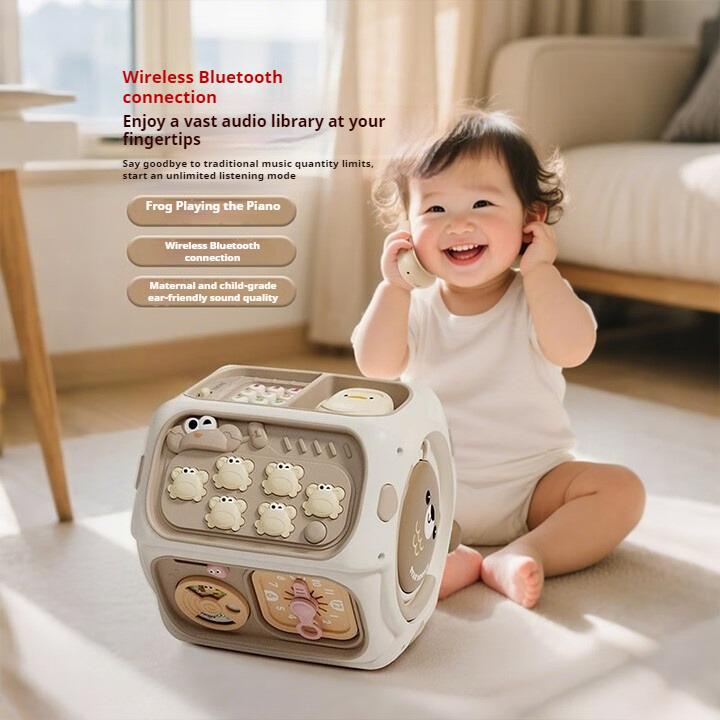 Baby Toy Meeting Gift Full Moon Baby Children's Gift Eight-sided Drum Puzzle