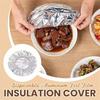 Reusable Aluminum Foil Food Cover Heat Insulation Adjustable for Bowls Plates Microwave Oven SafeDurable Food Safe for Meal Prep