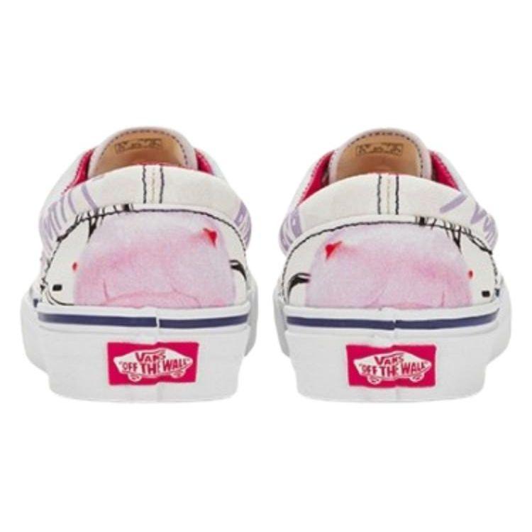 Vans Era X  Comfortable Casual Versatile Low-Top Skate Shoes Unisex Sneakers Pink White VN000EWZCY7