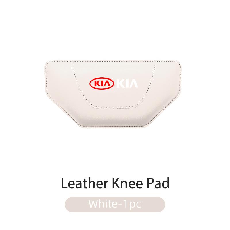 AAOI1 For KIA Car Leather Knee Pad Leg Pad Hand Inside Armrest Leg Pad Support Accessories Sorento Stinger Soul Spectra Niro Cadenza
