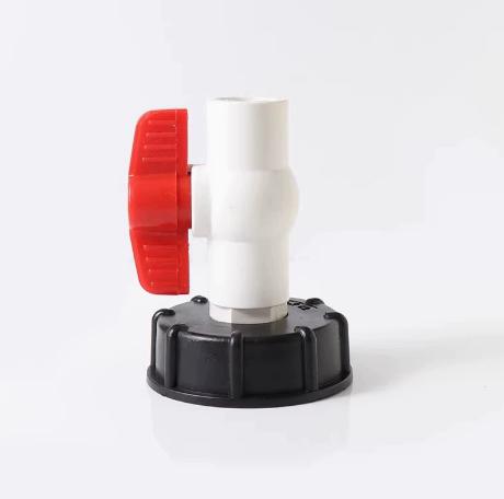 DIN 61 PP Plastic IBC Tap Spout Drain Valve Replacement Fitting For IBC Tote Liquid Container Accessories