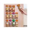 Punch-Free Seasoning Bottle Rack: Simple Cabinet Shelf and Jar Holder for Kitchen