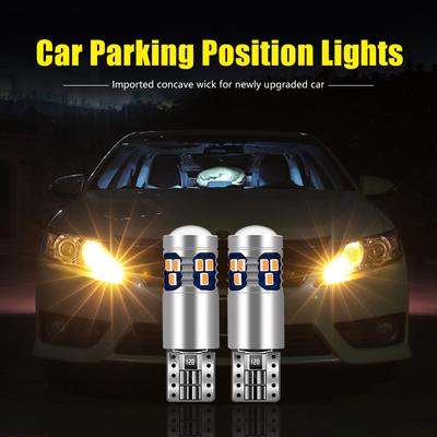 2pcs W5W T10 LED Bulbs Car Parking Position Lights Clearance Lamps For Skoda Octavia A5 A7 Rapid Fabia Yeti Kodiaq