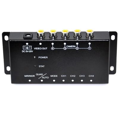 ORIGIN CARS4SPT Car Video 4 Divider Monitor, 4 Split Display, Switch Between Normal and