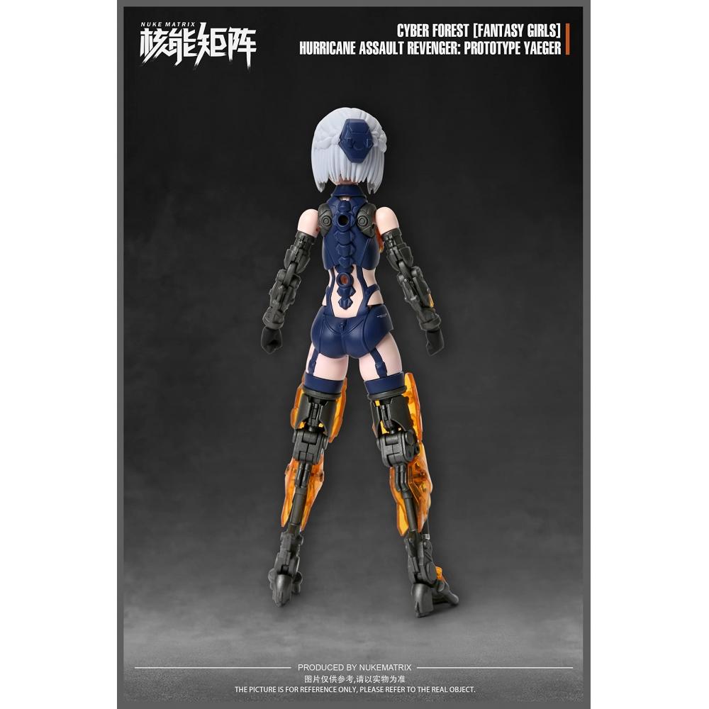 NUKE MATRIX "Cyberforest FANTASY GIRLS" Hurricane Assault Revenger Prototype Jaeger 110.5 Scale PVC&ABS Assembly Plastic Model