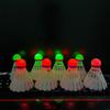 4pcs Light Weight LED Lighting Sport Badminton Night Training LED Glow Shuttlecocks For Outdoor Sports Easy to Use