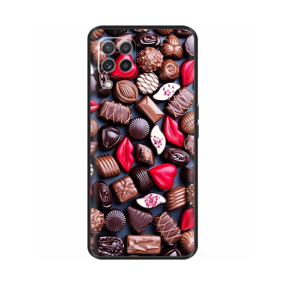 Per Samsung Galaxy A12 Custodia Verniciata Morbido Silicone Liquido Protezione Fotocamera Copri Telefono Per Samsung M12 F12 A 12 Galaxy M12 Fundas