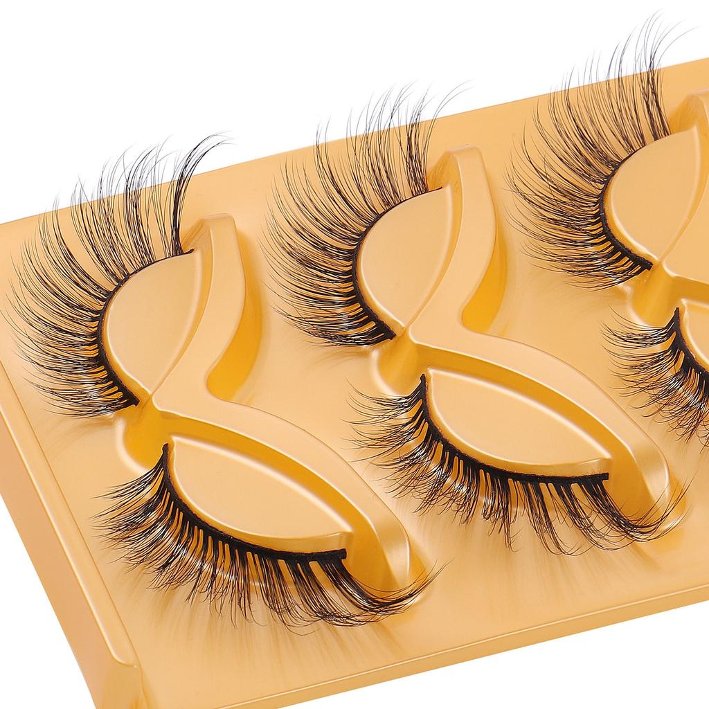 Oblique Flying Fox Eye False Eyelashes 5 Pairs Of Simulated End Of Eye Extended Eyelashes