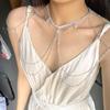 Light Luxury Diamond Chain Tassels Body Chain Nightclub Fashion Shining Cool Girls Bride Off Shoulder Chain Accessories