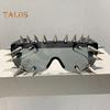 Unisex-Brille, Metallnieten, Party-Sonnenbrille, leichtes Design, Cosplay-Sonnenbrille, Schattenbrille für Damen und Herren