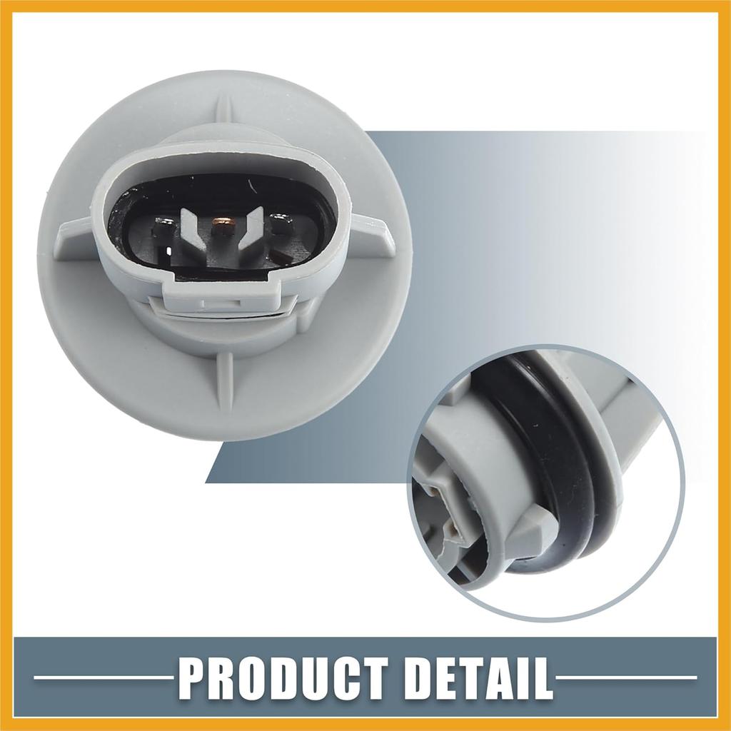 Turn Signal Light Bulb Socket Holder 33302-SR3-A01 33302SR3A01 for Honda Civic 1992-2011 for Honda Accord 1998-2012 Plastic Gray Replacement