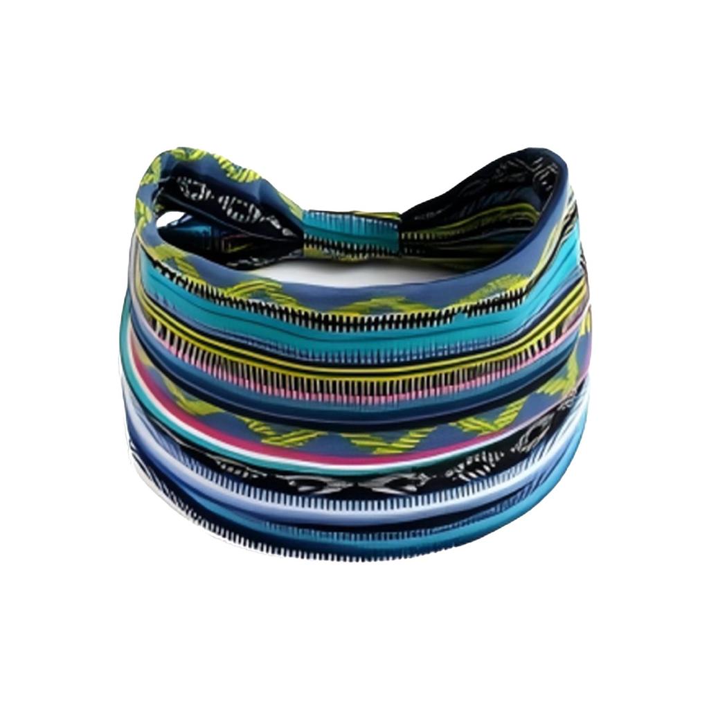 Cross-Border Women's Cotton Yoga Headband - Elastic, Sweat-Absorbing, Fashionable