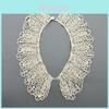 Lace Bib Collars For Women With Cotton Material Retro Fashion For Fall