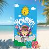 Beach Towel with Arale Pattern - soft,absorbent,machine washable Lightweight&Modern,swimming,Travel Essentials
