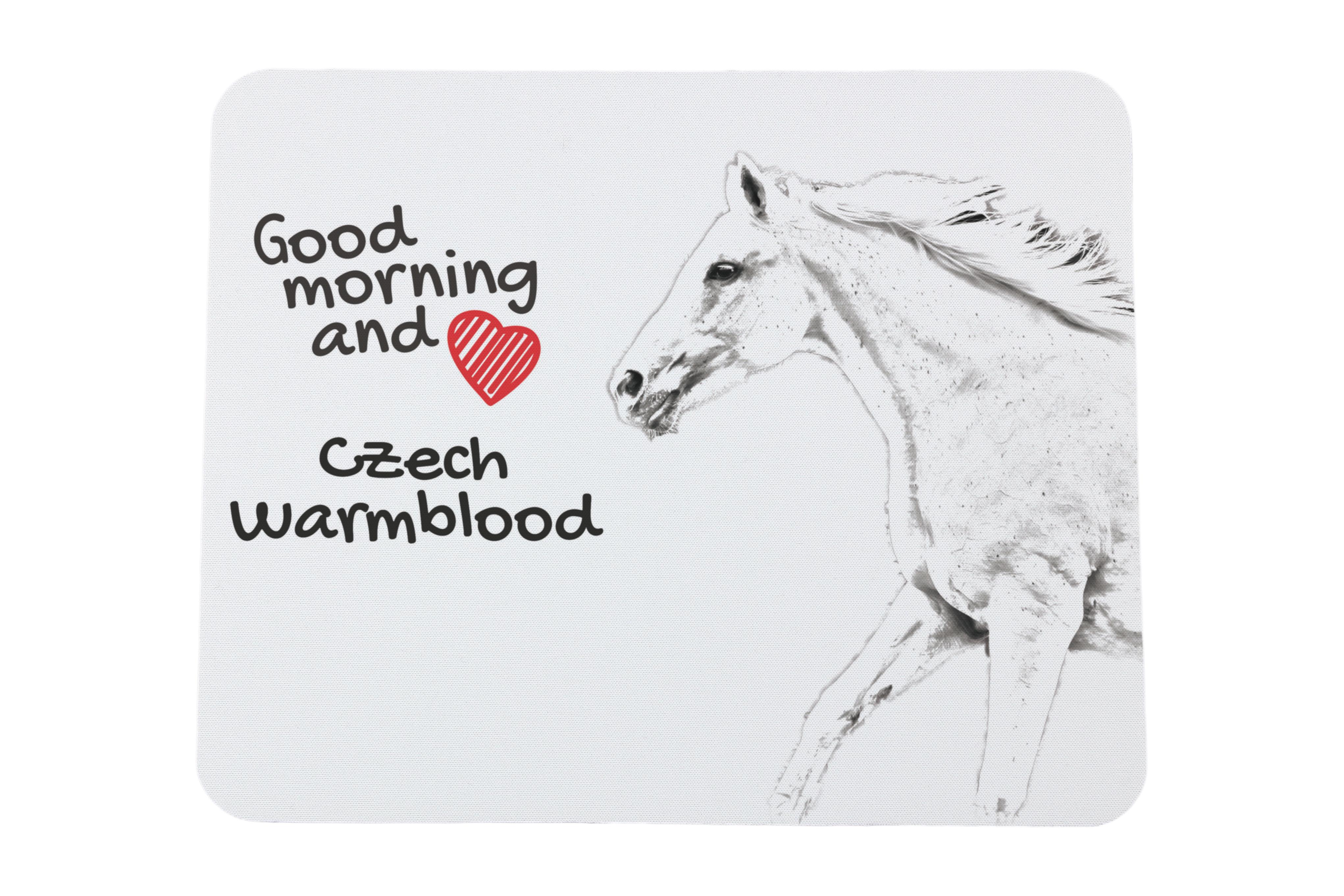 

Czech Warmblood - килимок для мишки з принтом, персональний килимок з конем, унікальний гаджет для офісного працівника від бренду Art-Dog