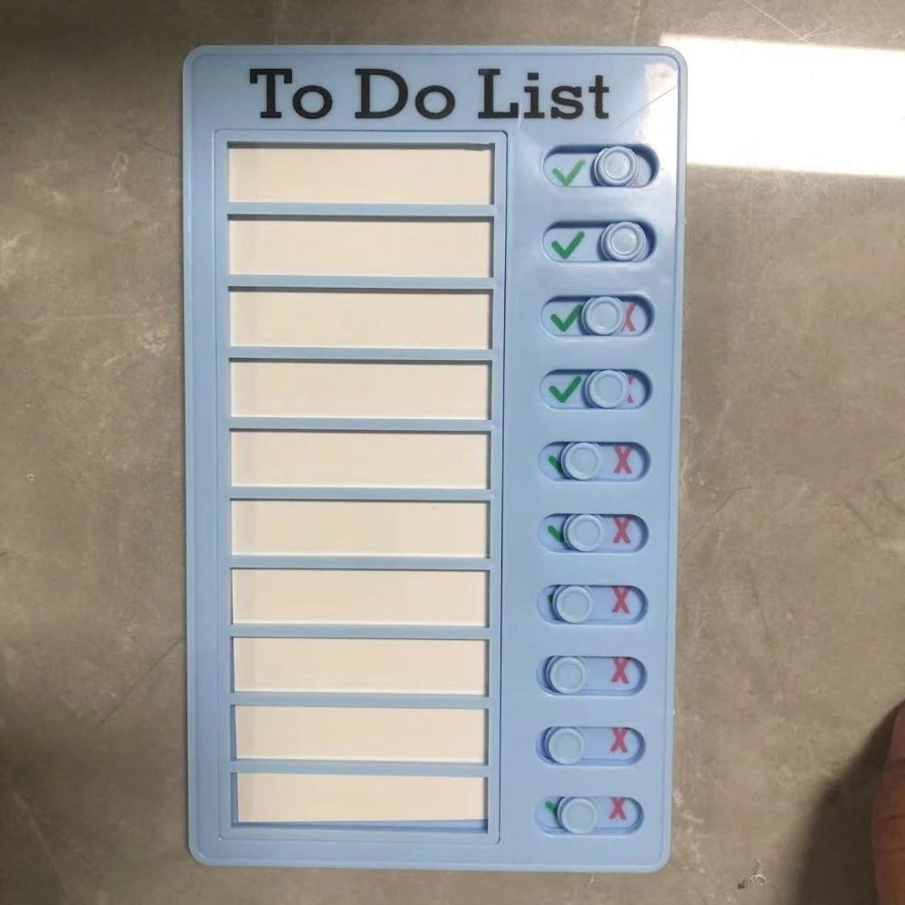 Plastik Aufgabenplan Wiederverwendbar Meine Aufgaben Checkliste Tafel Aufgaben Tracker Planer Zeitmanagement