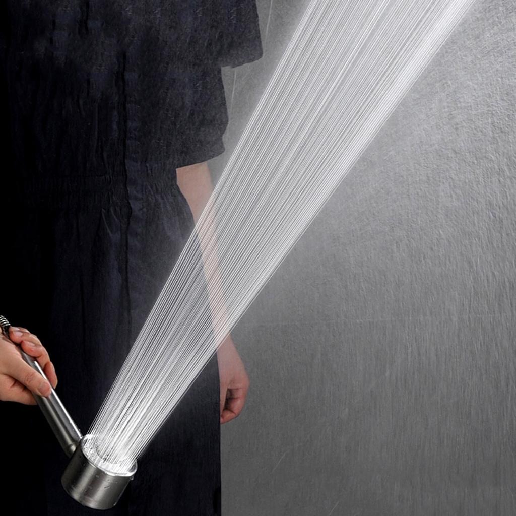 Boost Filter 304 Stainless Steel Shower Head Large Water Volume Handheld Bathroom High Quality Shower Head Set