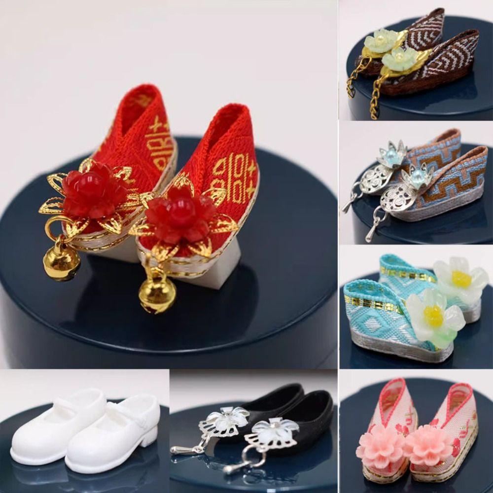 30cm Doll Ancient Shoes Quality Princess Flower Shoes  1/6 Doll Accessories/30cm Doll