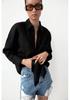 2023 Autumn New European & American Street Style Multi-color Long Sleeve Solid Linen Shirt with Pocket Detail