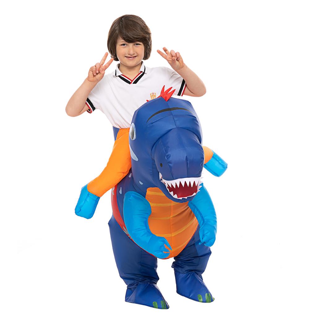 Douyin Popular Children'S Shorts Little Dinosaur Inflatable Clothes Children'S Riding Dinosaur Clothes