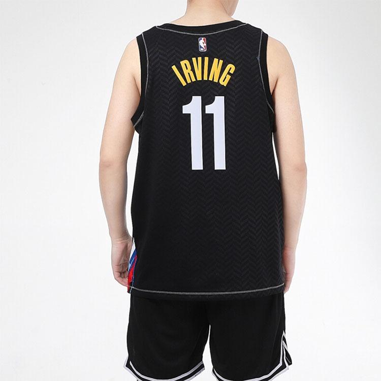 Nike NBA City Limited SW Fan Edition 20-21 Season Brooklyn Nets Kyrie Irving 11 Sports Basketball Jersey Black Men's CN1713-018