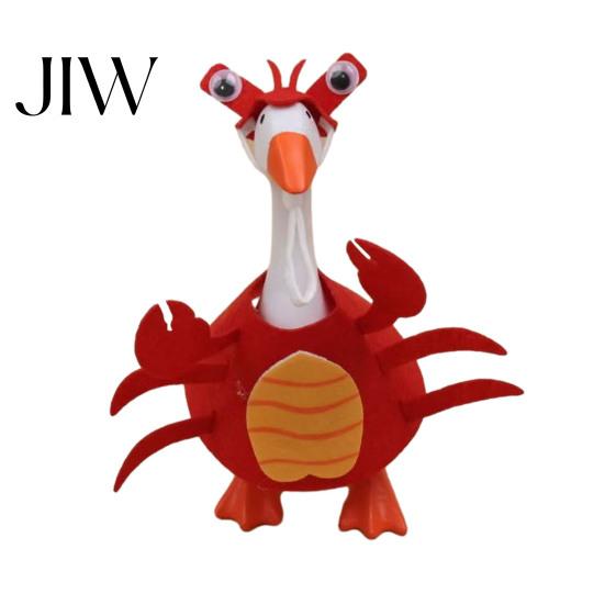 Festive Holiday Costumes for Desk Goose 1 Set Halloween Outfit, Cute Felt Spider or Turkey Clothes Costume, Funny Lobster Apparel 7 Inch Statue Unique