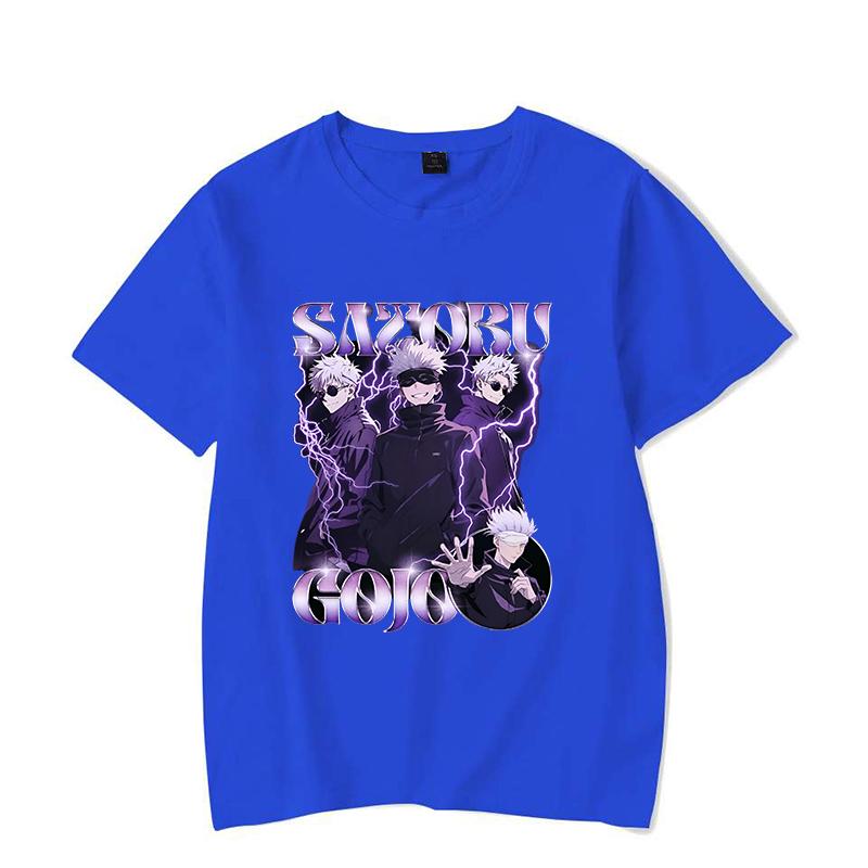 Hot Anime Gojo Satoru T-Shirt Men Women T Shirt Cosplay Clothes Streetwear Tee Shirt Plus Size Tops