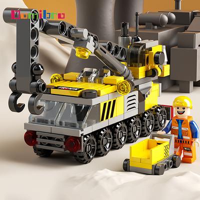 Ingenieur-LKW-Bausteine, Lernspielzeug, Auto-Block-Spielzeug für Kinder, Jungen, Mädchen, Geschenke