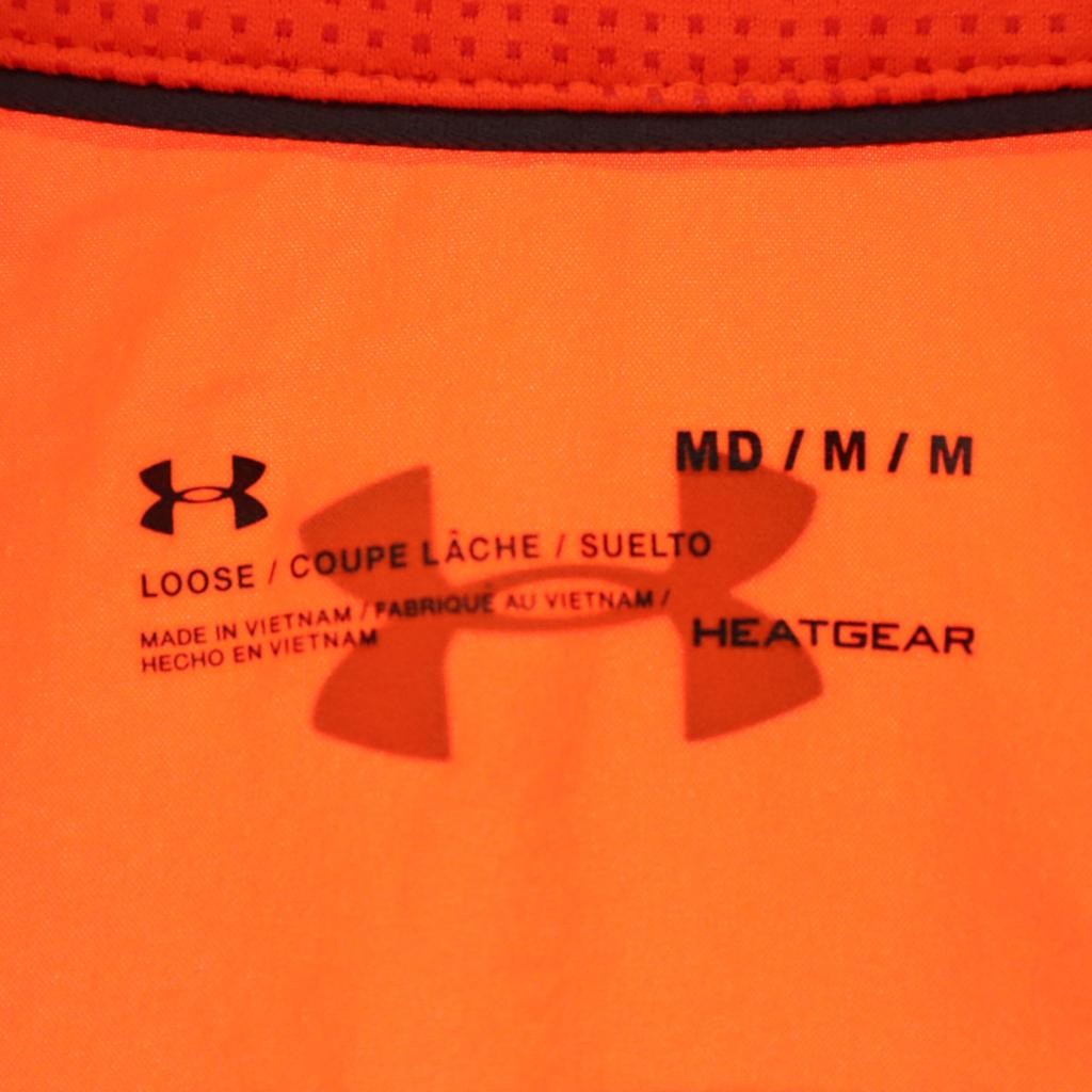 Beauty Products UNDER ARMOUR Training Short Sleeve Polo Shirt M Orange Men's Used