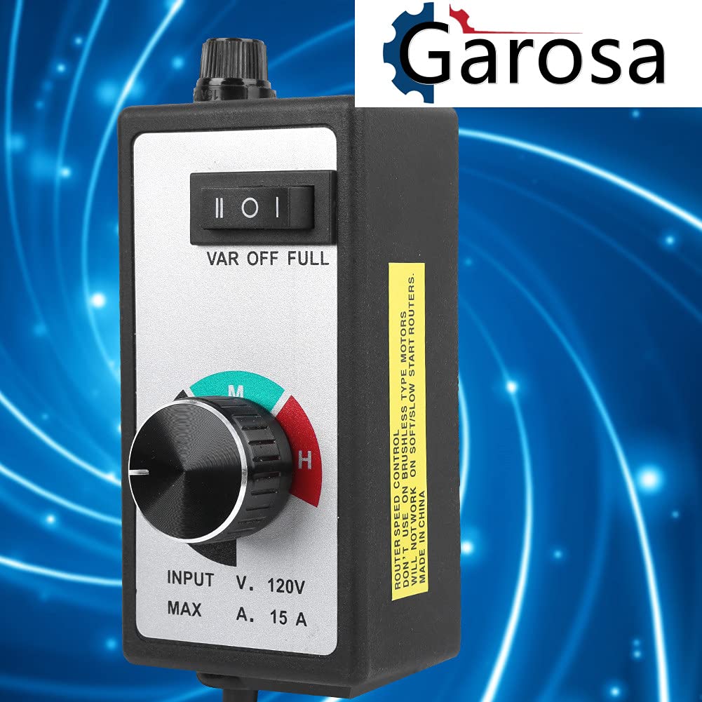Garosa 1800W Variable Fan Speed Highly Practical and Hydroponic Inline Duct Exhaust Speed Controller for Hydroponic Inline Exhaust US Plug 110V