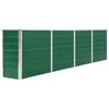 VidaXL Planter 320x40x77 Cm Galvanized Steel Green