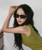 Hangeul Hard Square Sunglasses Black