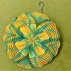 10 Inch Metal Wind Spinner with 360 Degree Hook Vibrant Leaf Design for Garden Balcony Outdoor Decor All Season Hanging Ornament