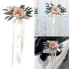 Artificial Flower Bouquet Romance Wedding Car Rearview Decoration And Celebration Venues Layout Setting Flower Decors