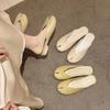 Fashion Baotou Half Slippers 2025 New Korean Edition Women's Summer Outerwear Bow Fashion Cool Trawl Red Versatile Fashion Flat Bottom