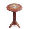 Sheesham Wooden Carved Round Beautiful Design Carved Side Table Coffee Table